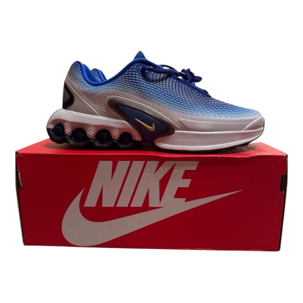 Nike Air Max DN Racer Blue/Vibrant Yellow 5Y Womens 6.5 NEW IN BOX $160 shoes - Picture 5 of 7
